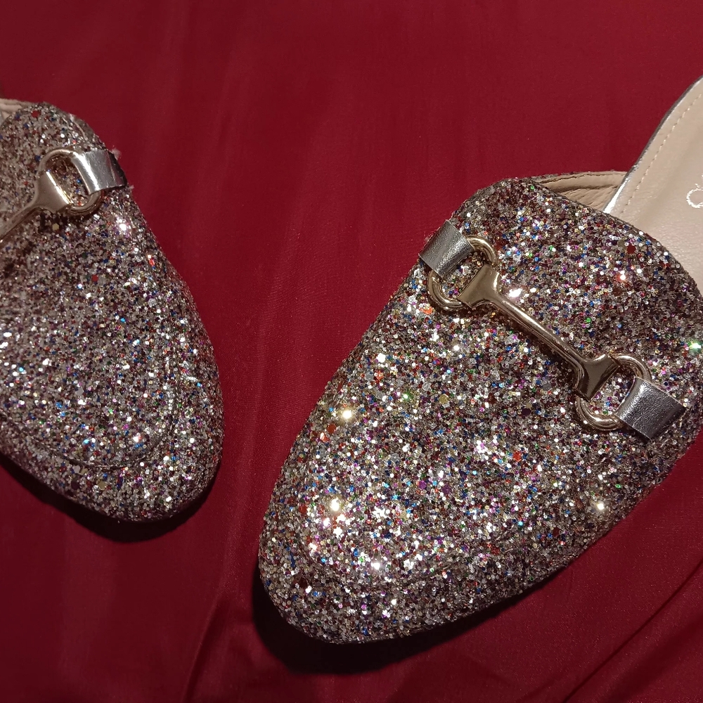 Glittering Mules